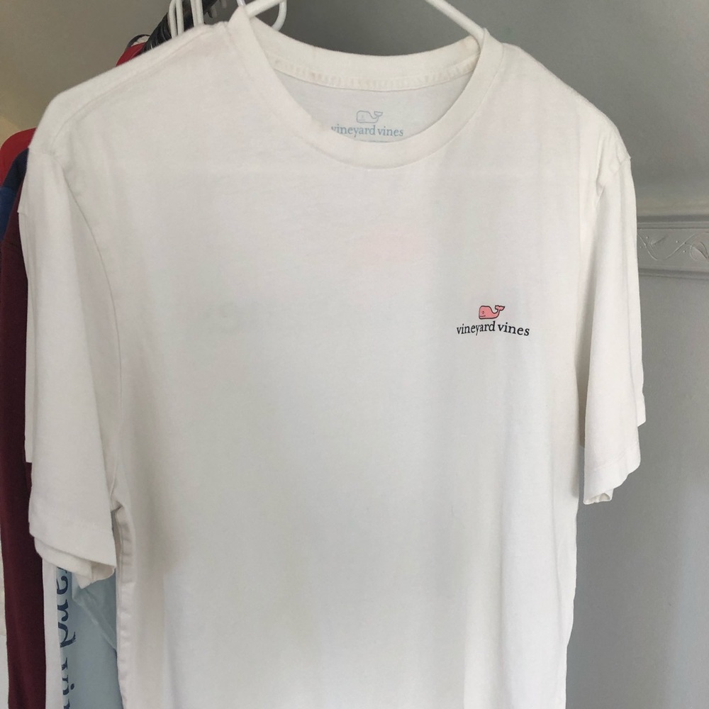 Vineyard Vines Tee Shirt White/ VV logo